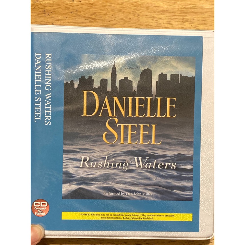 Danielle Steel Rushing Waters Audiobook 7 CD Set Dan John Miller